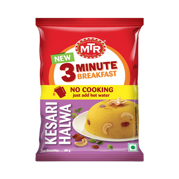 MTR 3 Minute Kesari Halwa Pouch 60g