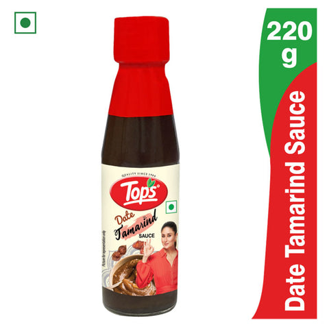 Tops Date Tamarind Sauce - 220g. Glass Bottle