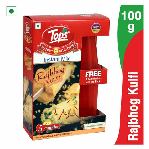 Tops Instant Mix Rajbhog Kulfi- 100g Mono Carton