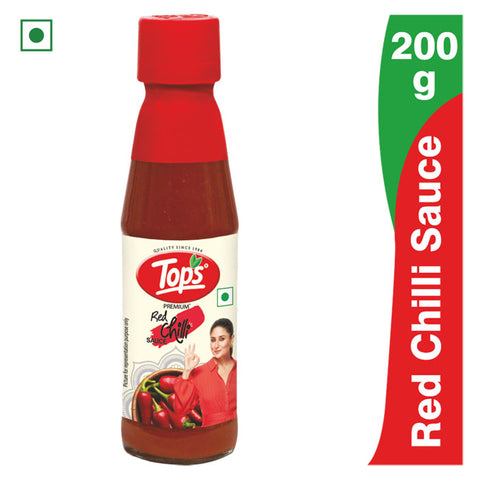 Tops Red Chilli Sauce - 200g. Glass Bottle