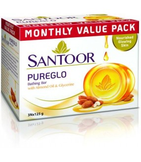 WIPRO SANTOOR PUREGLO(GLYCERINE)-125 G*3